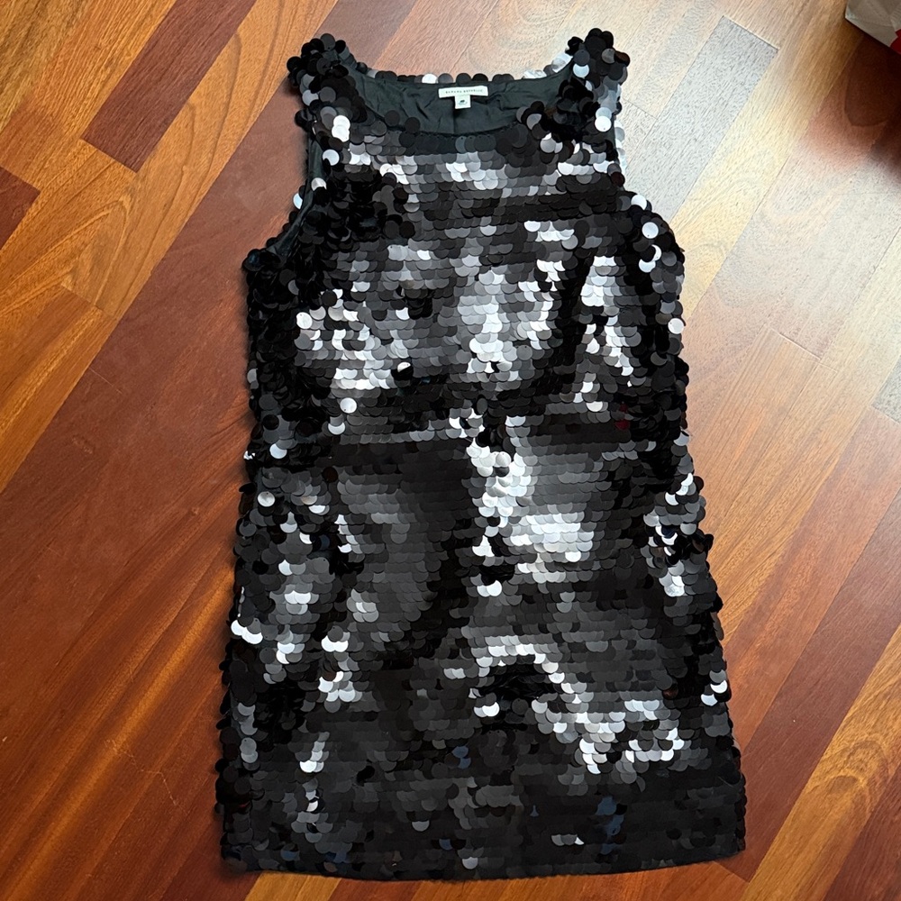 Banana Republic Black Sequin Girls Dress